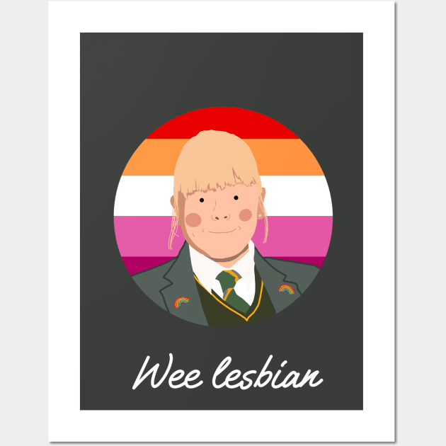 Derry girls wee lesbian Wall Art by Bookishandgeeky